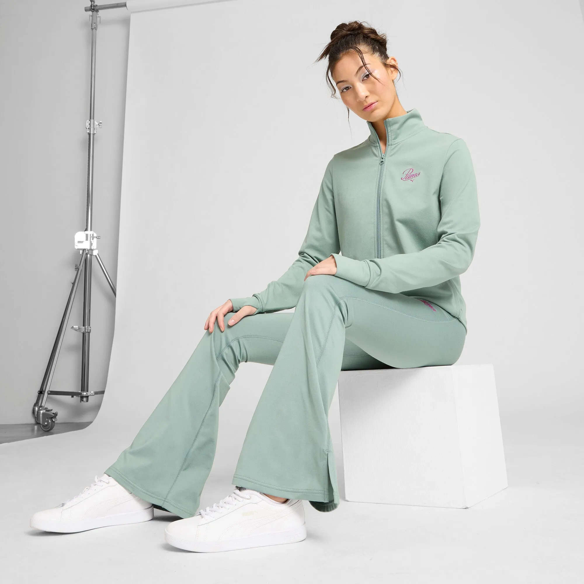PUMA Women's ESS Script Full-Zip Jacket