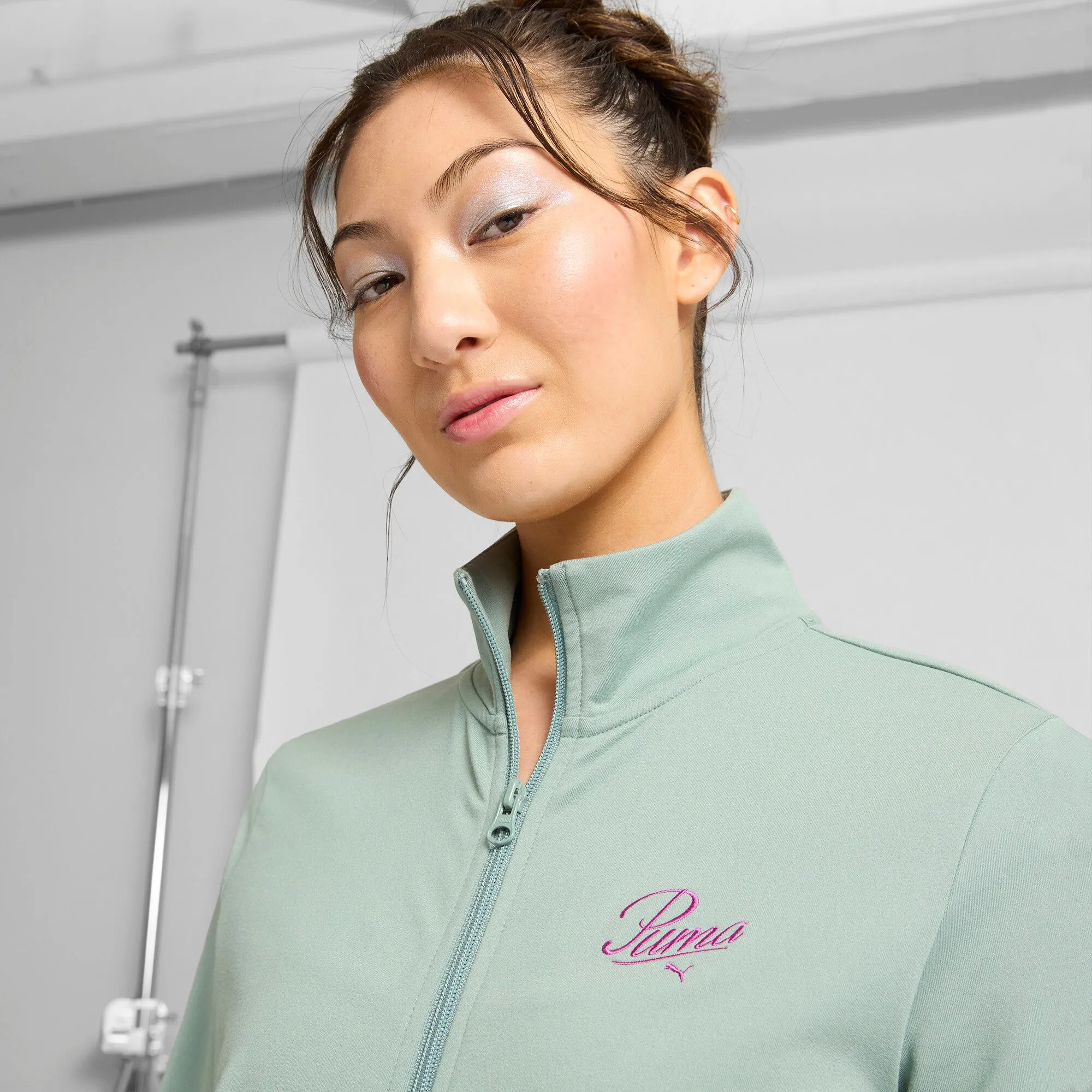 PUMA Women's ESS Script Full-Zip Jacket