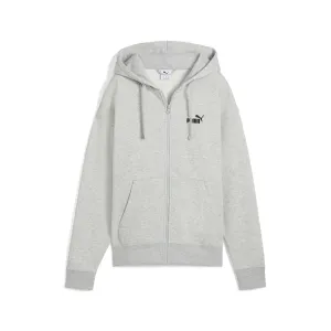 PUMA Women's Essentials Small No. 1 Logo Fleece Comfort Full-Zip Hoodie