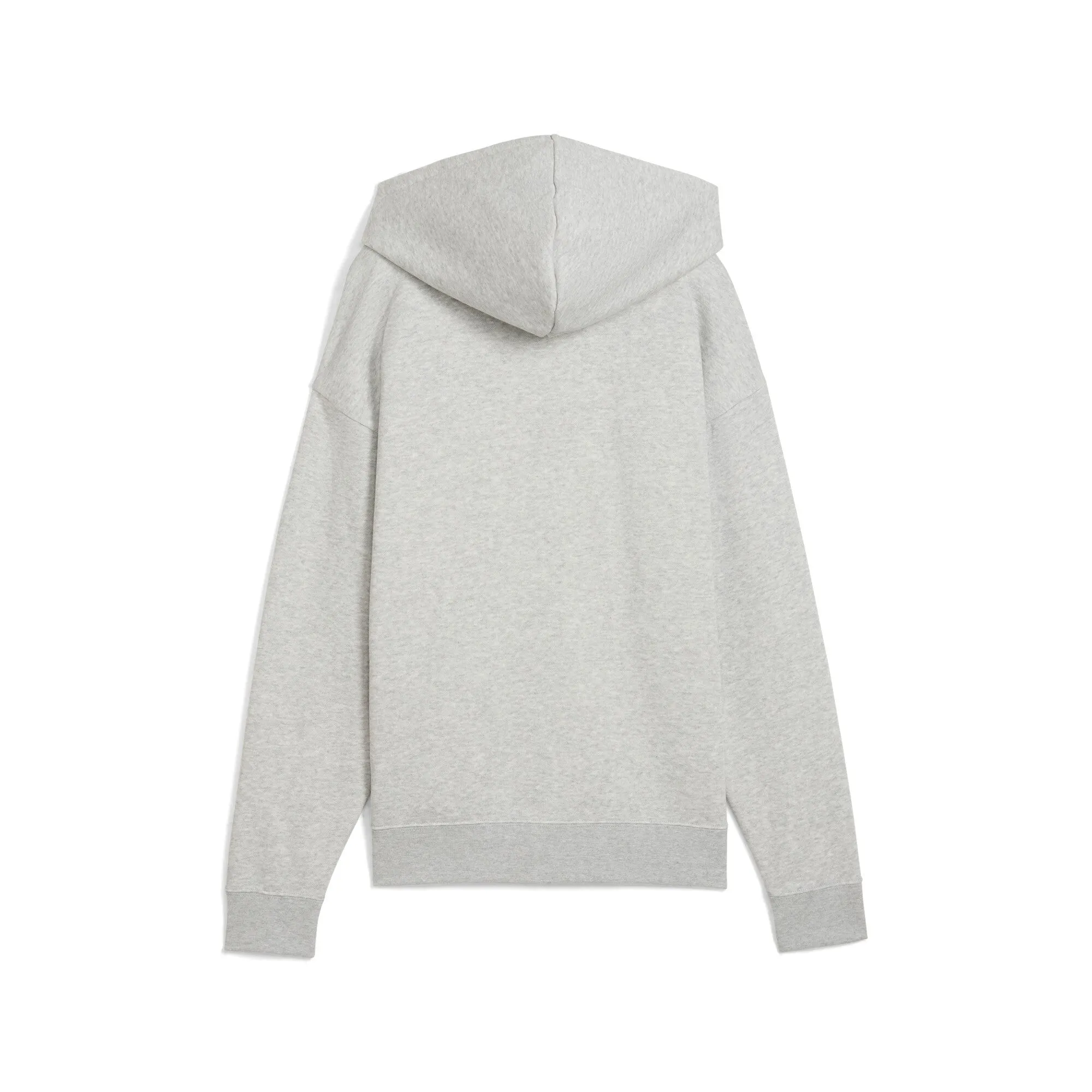 PUMA Women's Essentials Small No. 1 Logo Fleece Comfort Full-Zip Hoodie