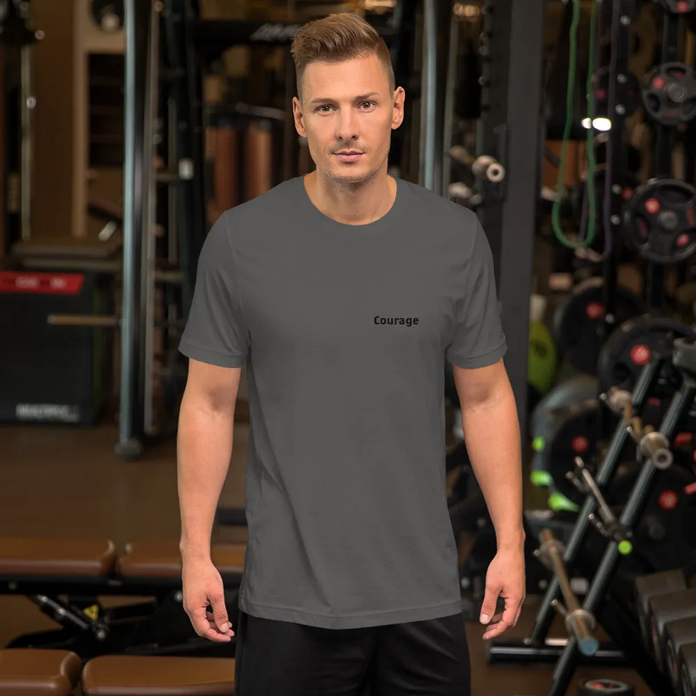 "Courage" - Black & White T-shirt