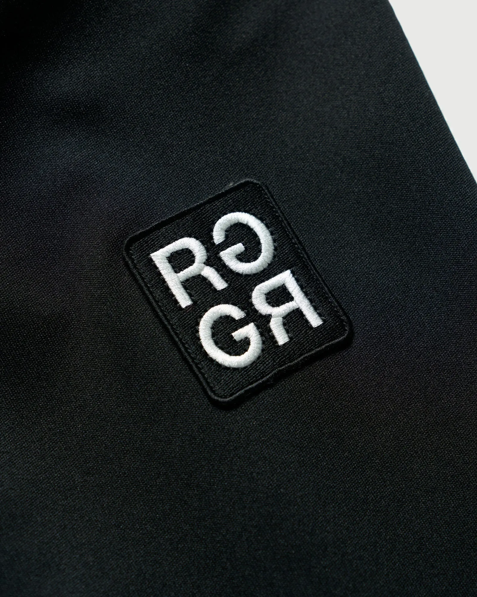 RACING LOGO L/S MOCK NECK SHIRTS BLACK