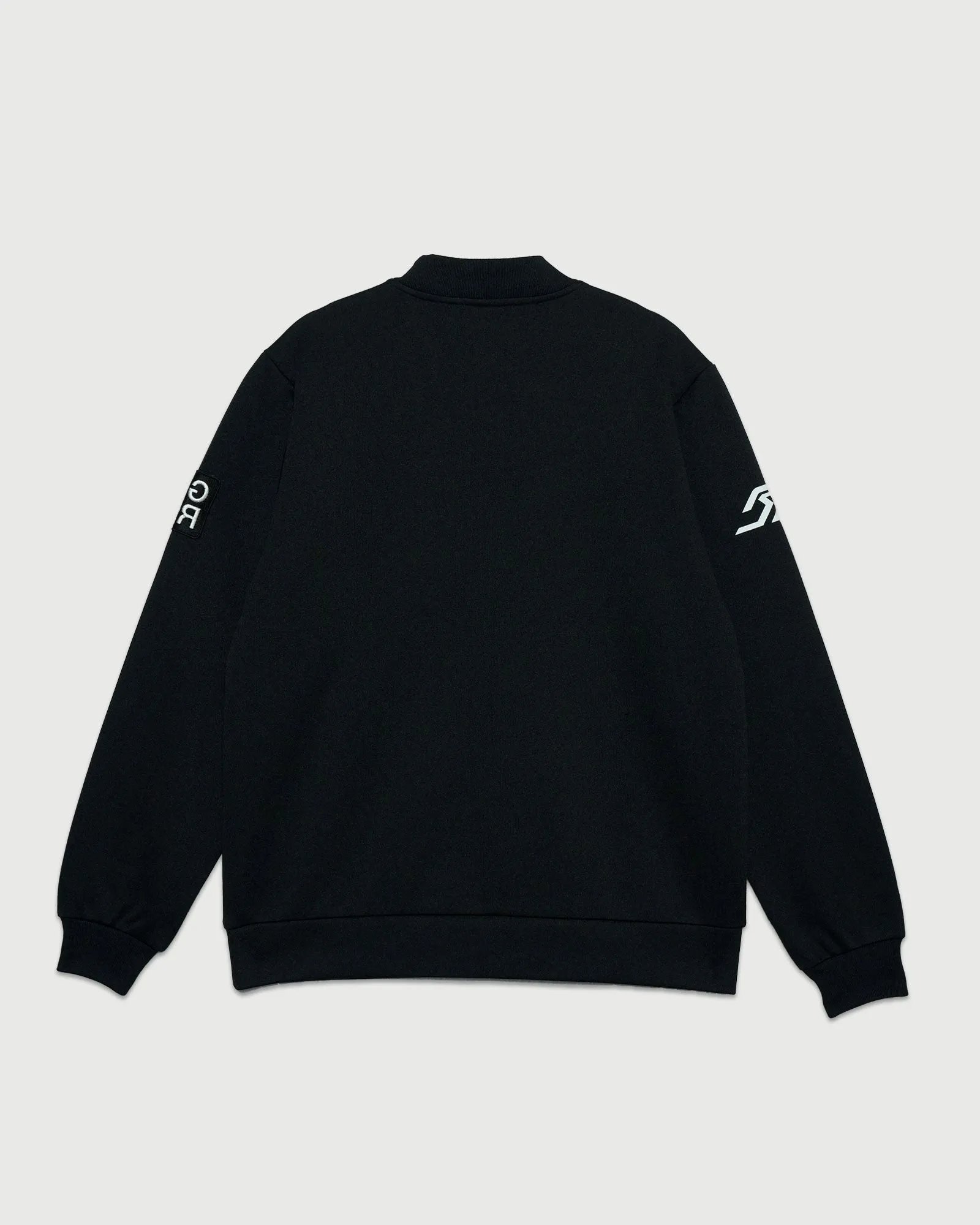 RACING LOGO L/S MOCK NECK SHIRTS BLACK