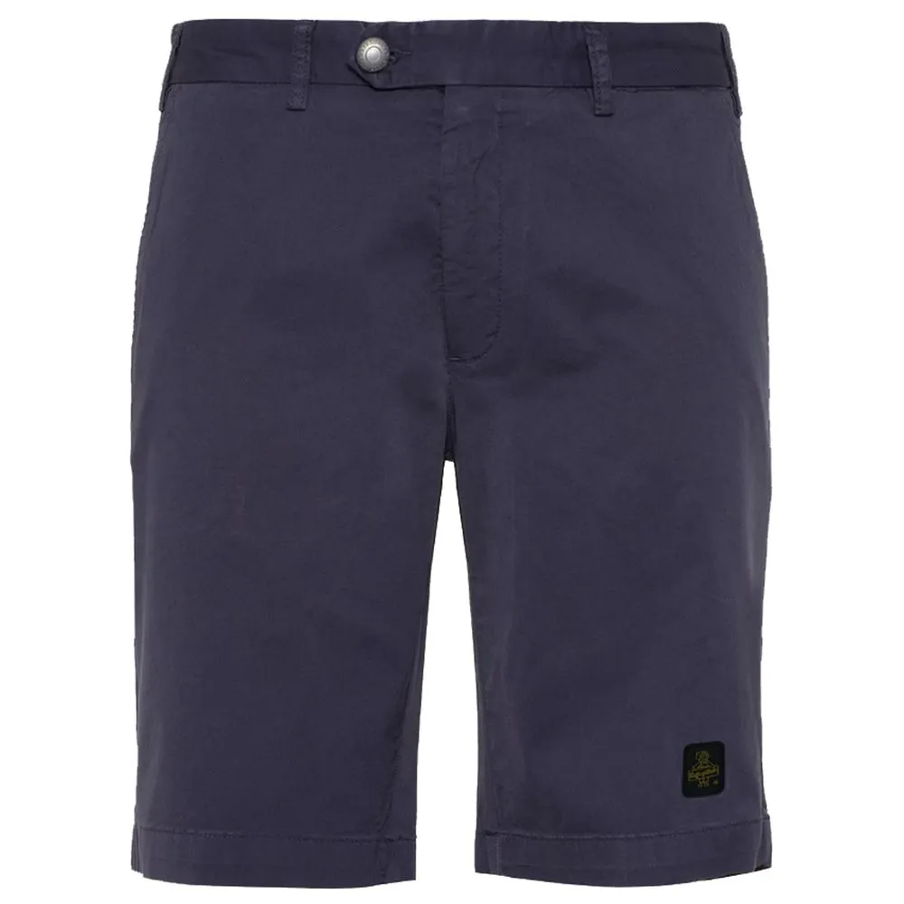 Refrigiwear Elegant  Bermuda Shorts with Logo Men's Patch