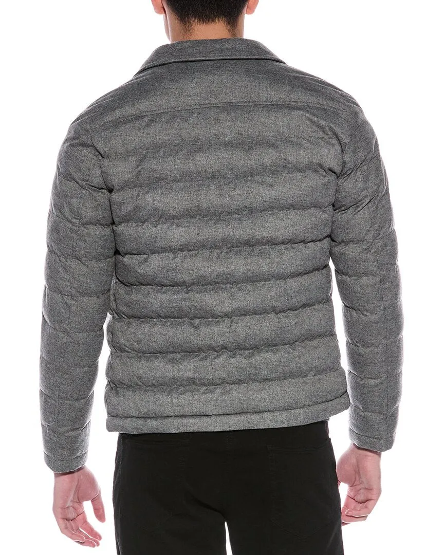 Reiss Margenta Flannel Puffer Coat