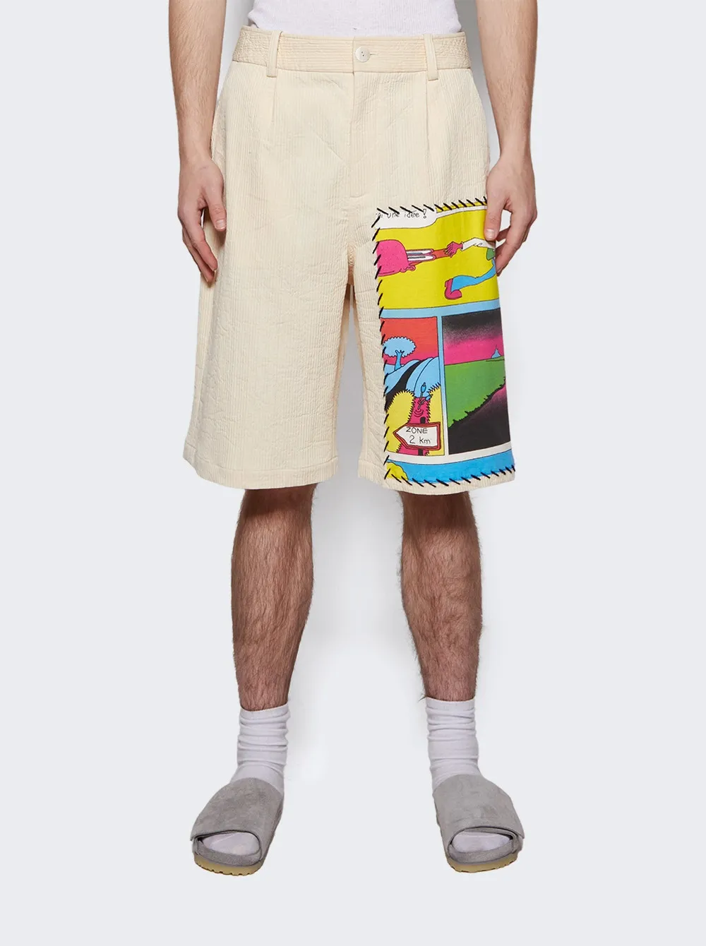 Ripple Pleat Virot Short
