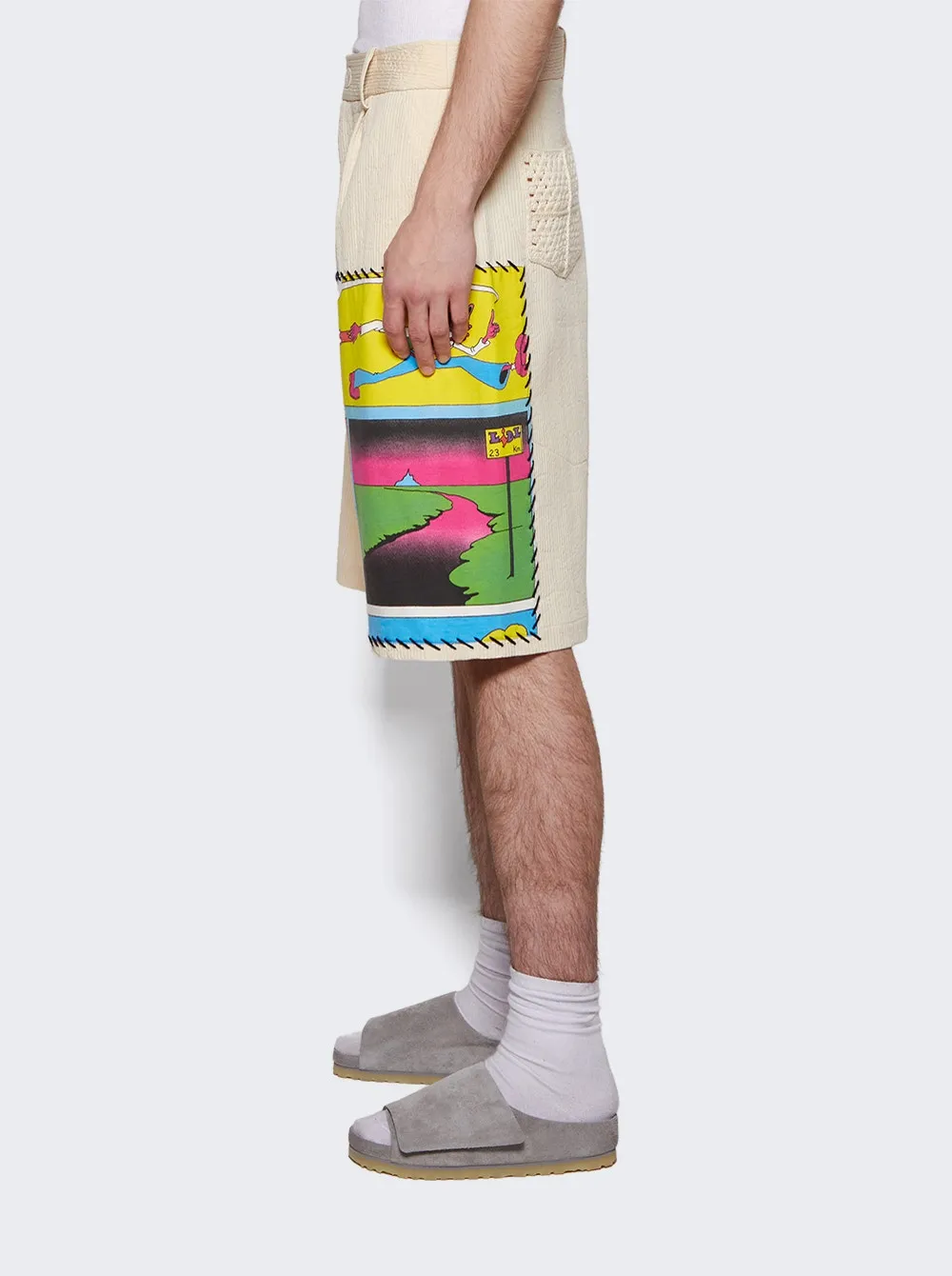 Ripple Pleat Virot Short