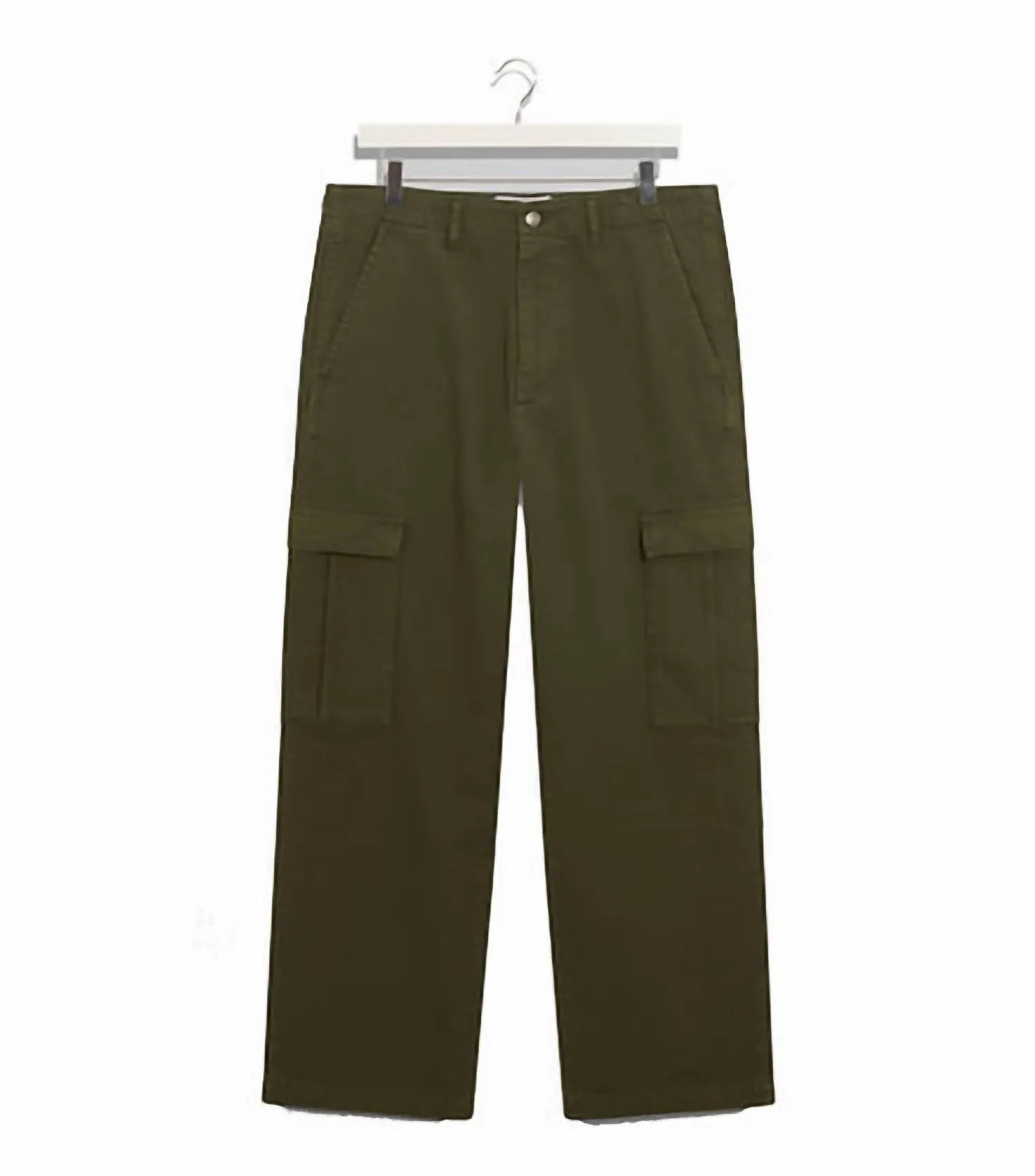 Santo Herringbone Trouser In Khaki