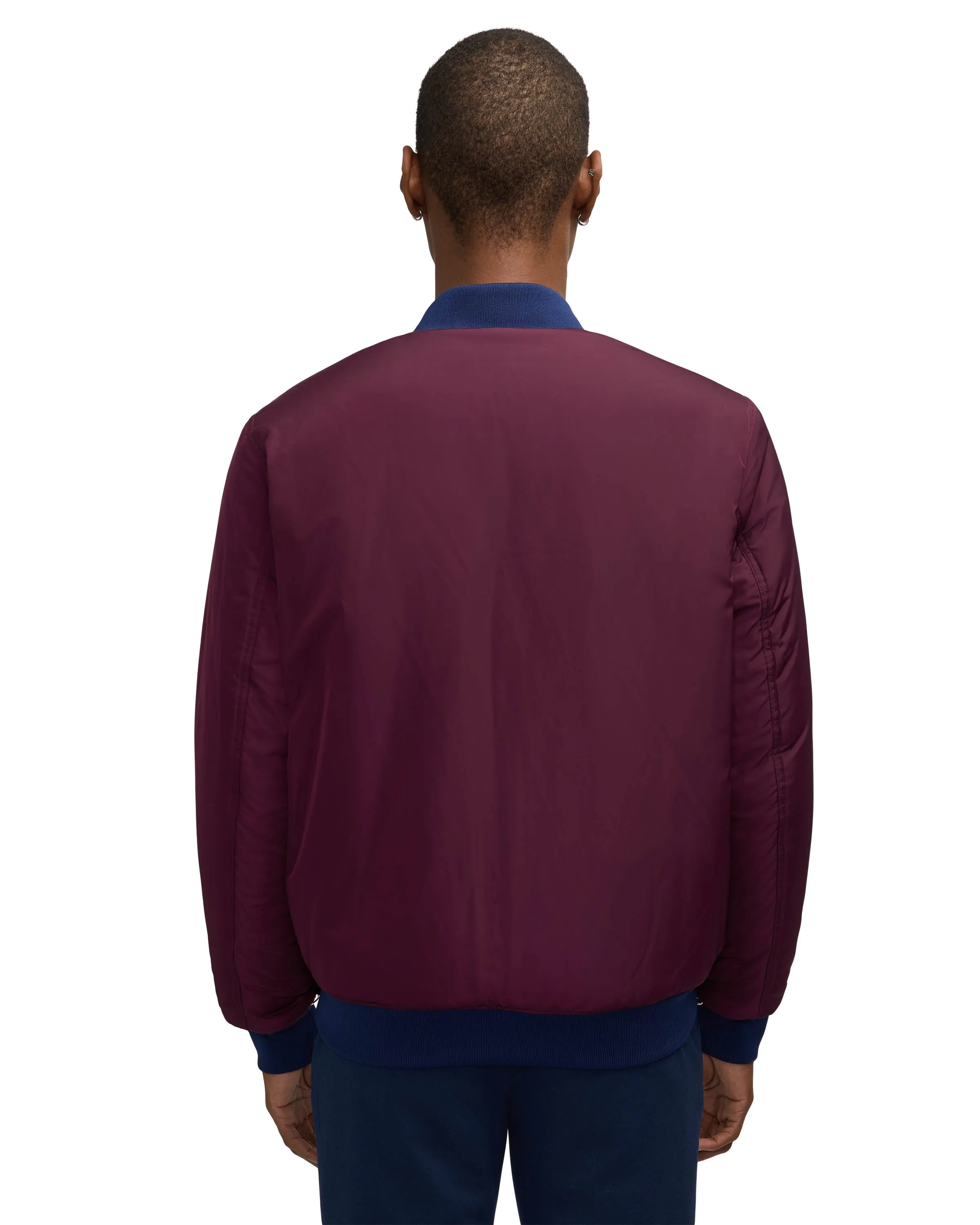 Scotch & Soda Men's Evlon Reversible Varsity Bomber Jacket