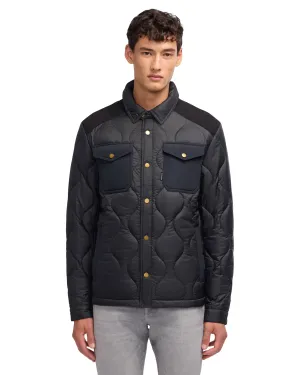 Scotch & Soda Men's Ivik Padded Overshirt With Contrasted Detailing