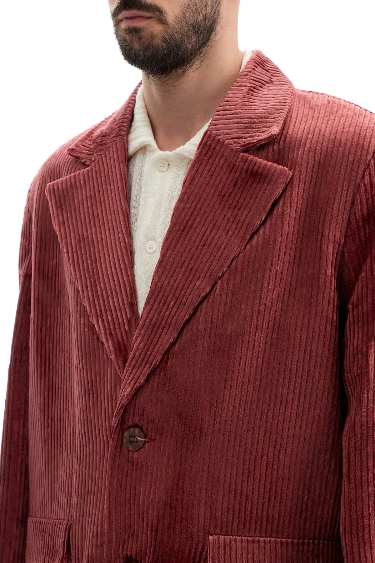 Sefr Men's Corduroy Blazer For Men