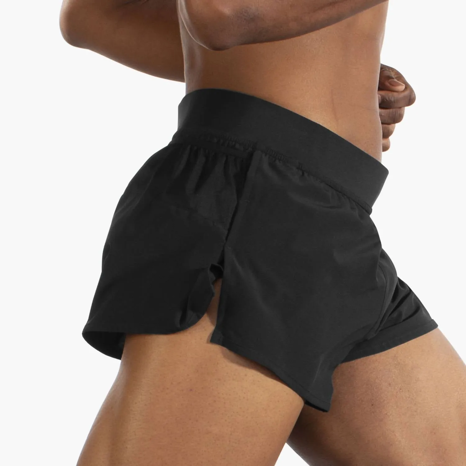 Sherpa Split Short In Black