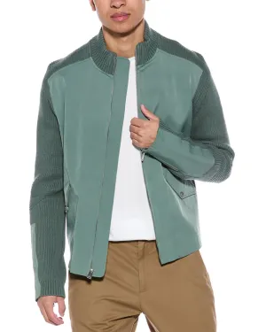 SIMKHAI Tucker Knit Combo Jacket