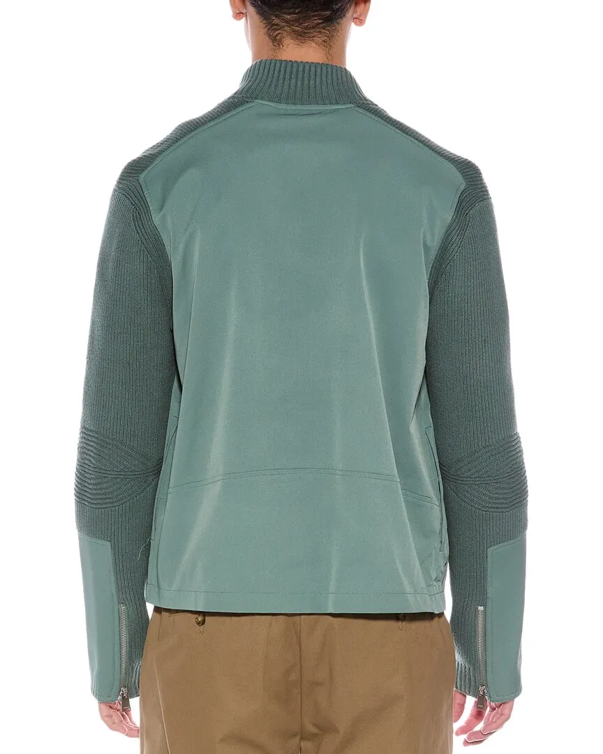 SIMKHAI Tucker Knit Combo Jacket