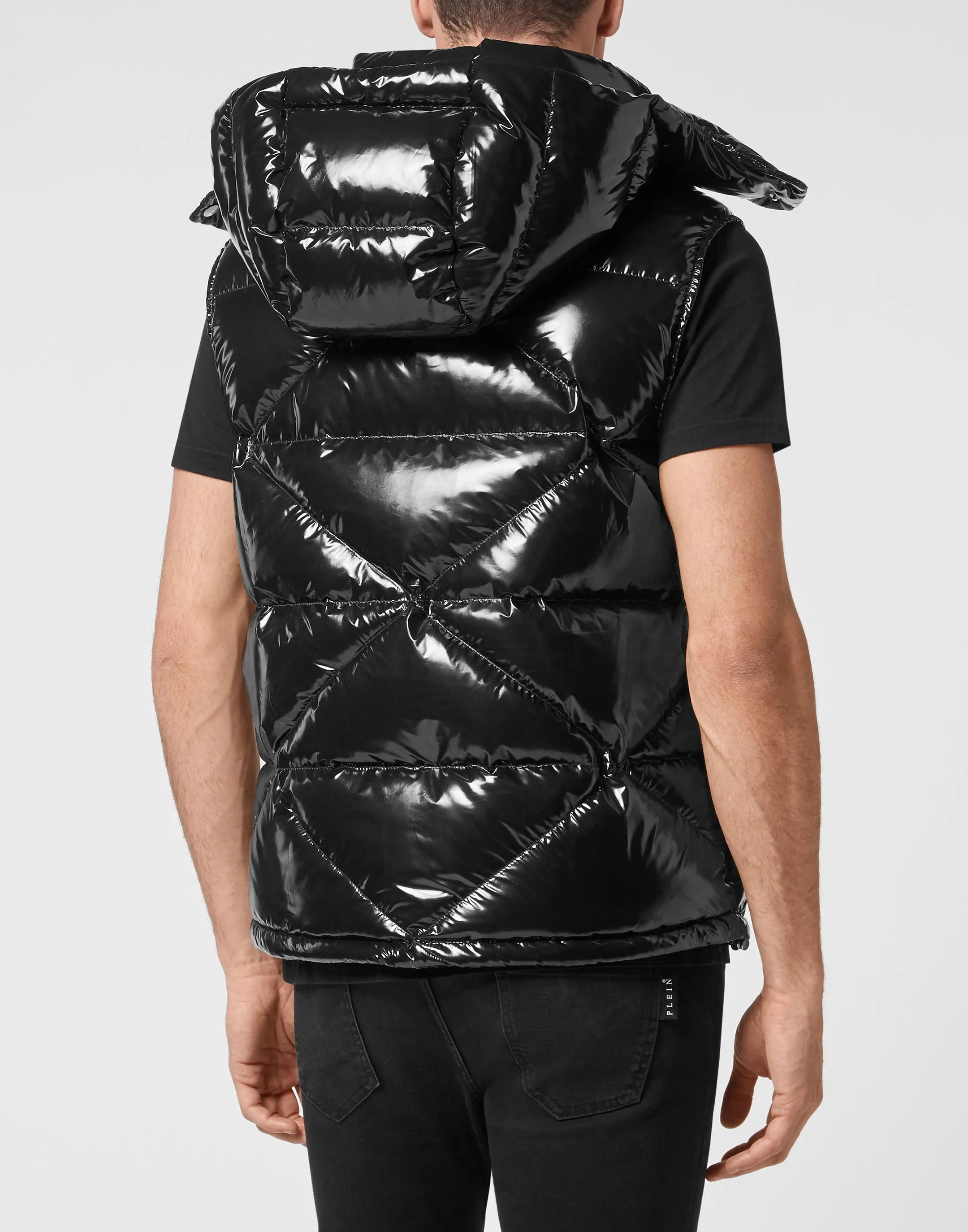 Sleeveless Jacket Hexagon