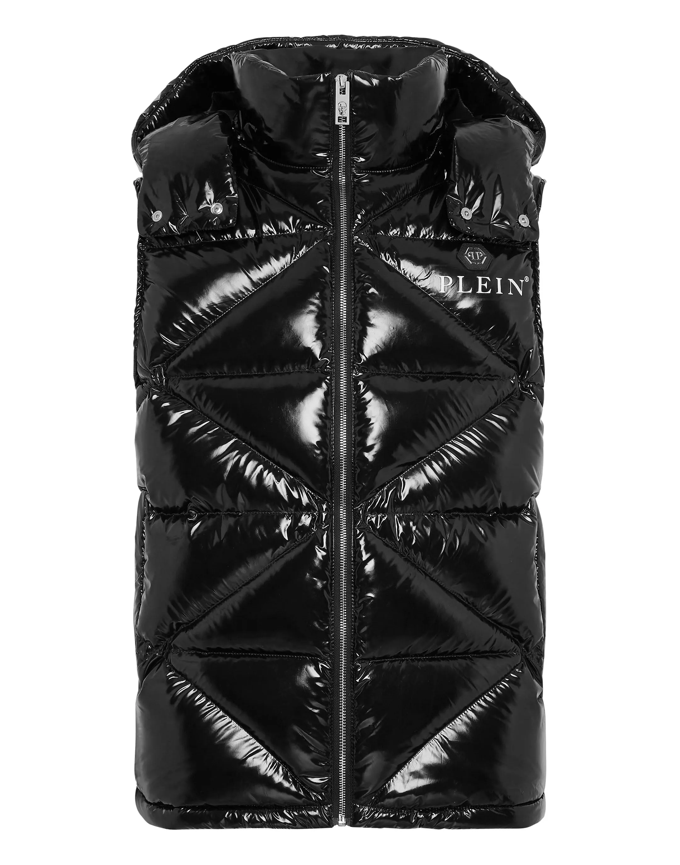 Sleeveless Jacket Hexagon