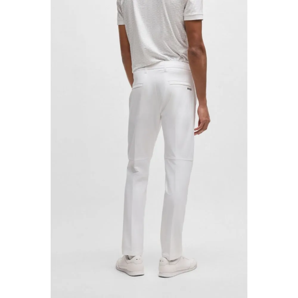 Slim-fit pants in water-repellent stretch fabric