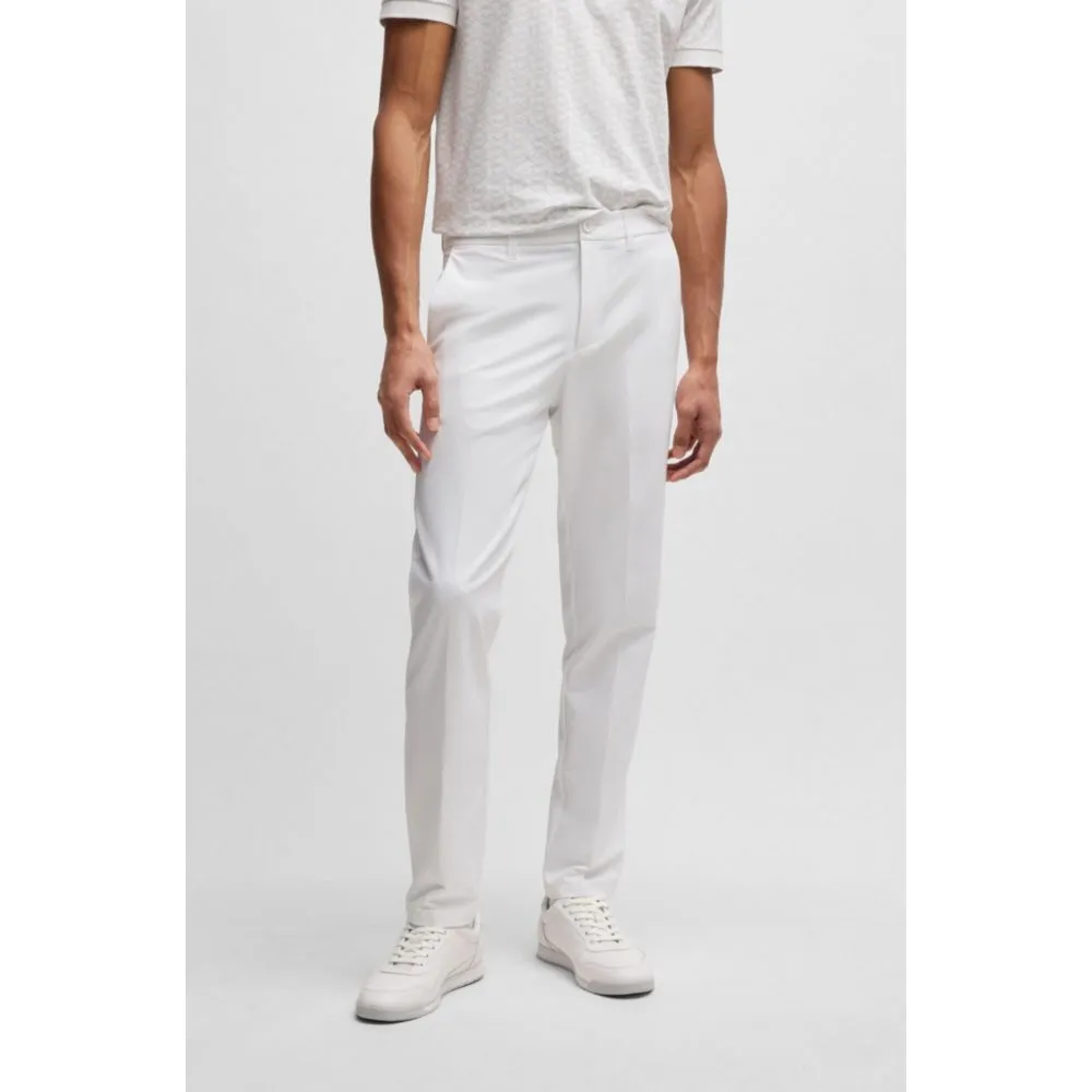 Slim-fit pants in water-repellent stretch fabric