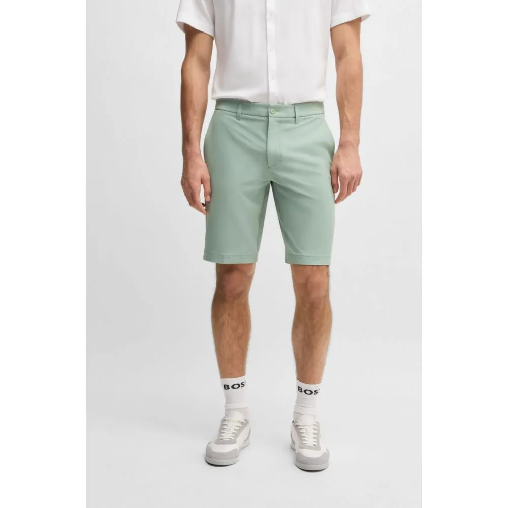 Slim-fit shorts in water-repellent stretch fabric