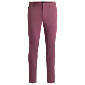 Slim-fit trousers in stretch cotton