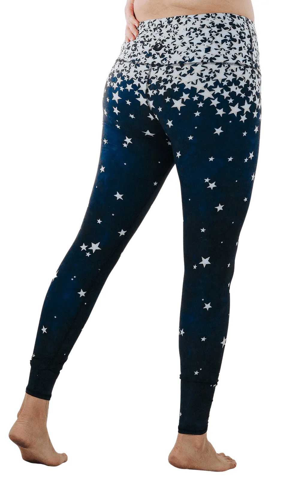 Star Struck Printed Yoga Leggings by Yoga Democracy