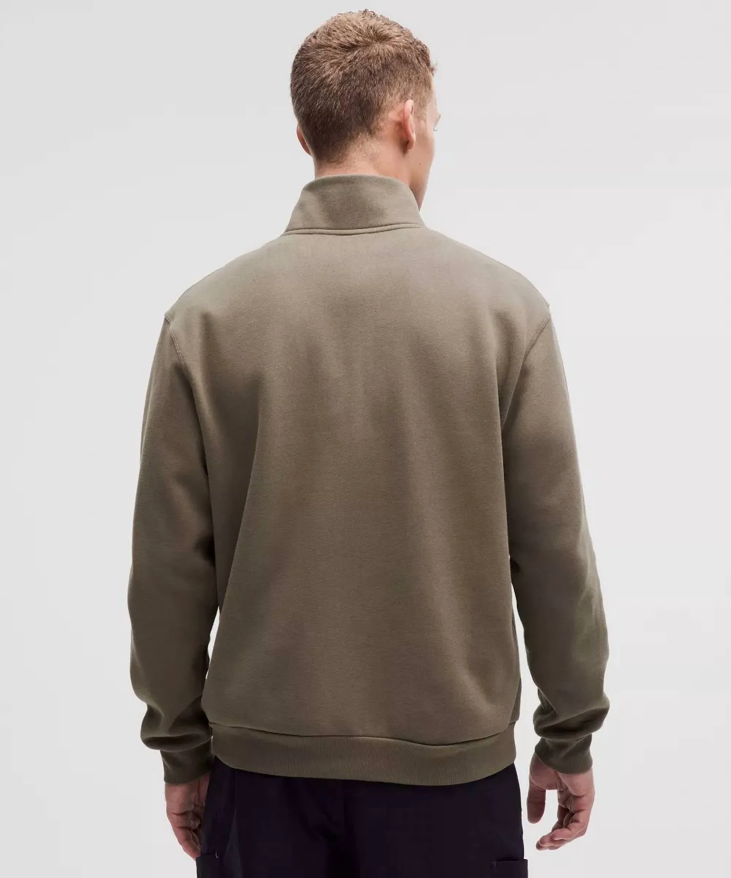 Steady State Half Zip Sweater In Nomad