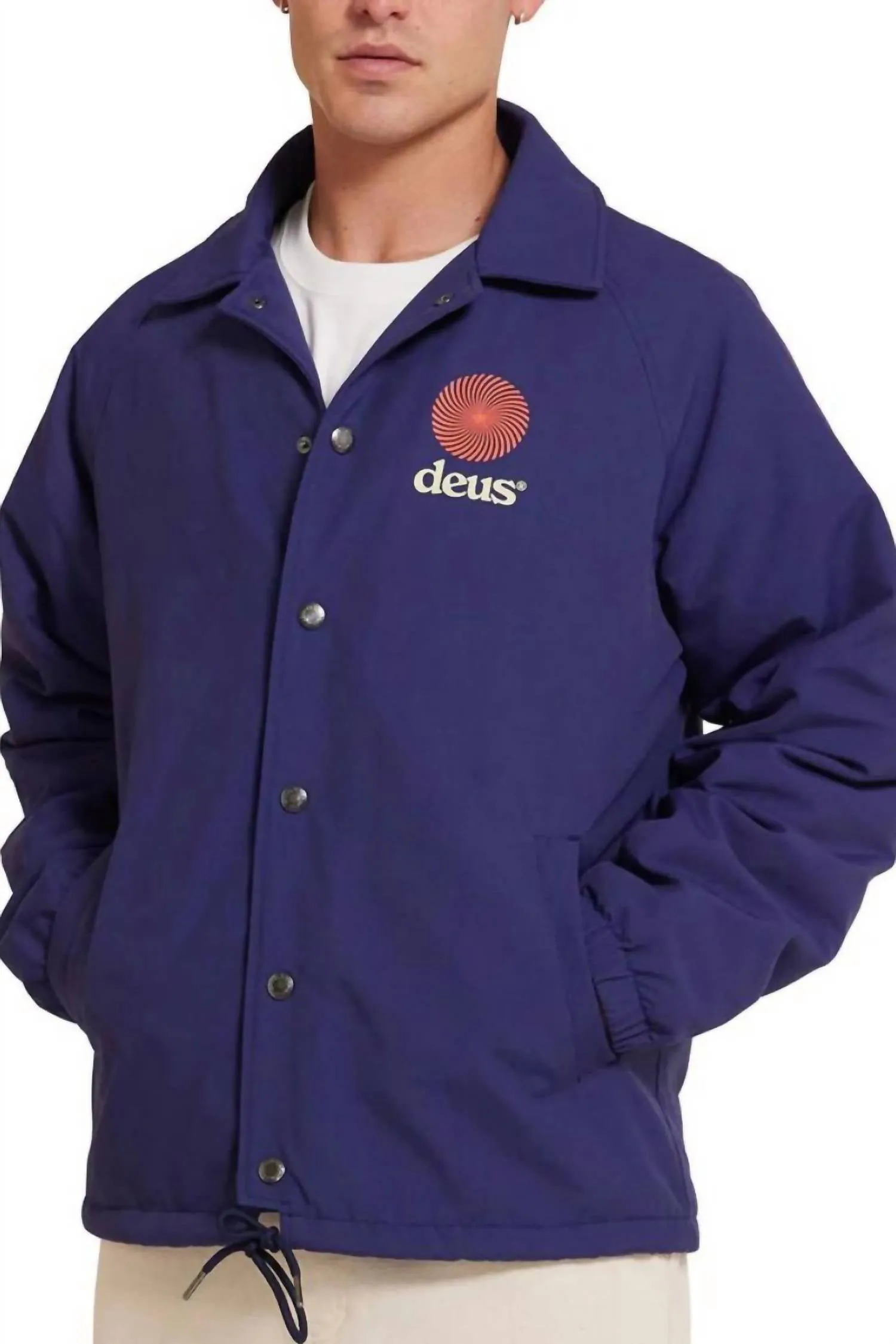 Strata Coach Jacket In Blue