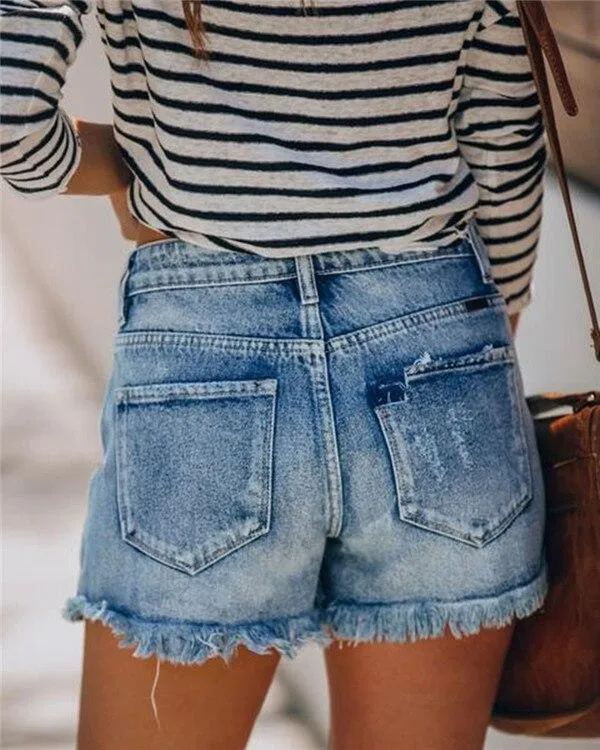 Summer Ripped Jeans for Women