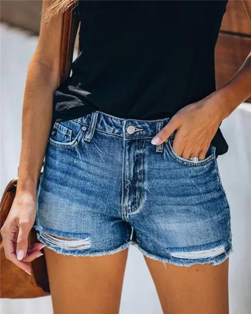 Summer Ripped Jeans for Women