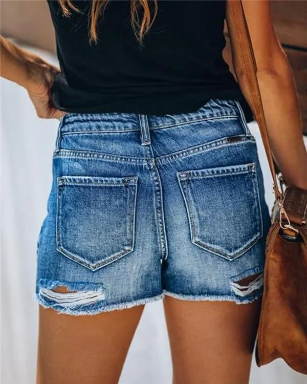 Summer Ripped Jeans for Women
