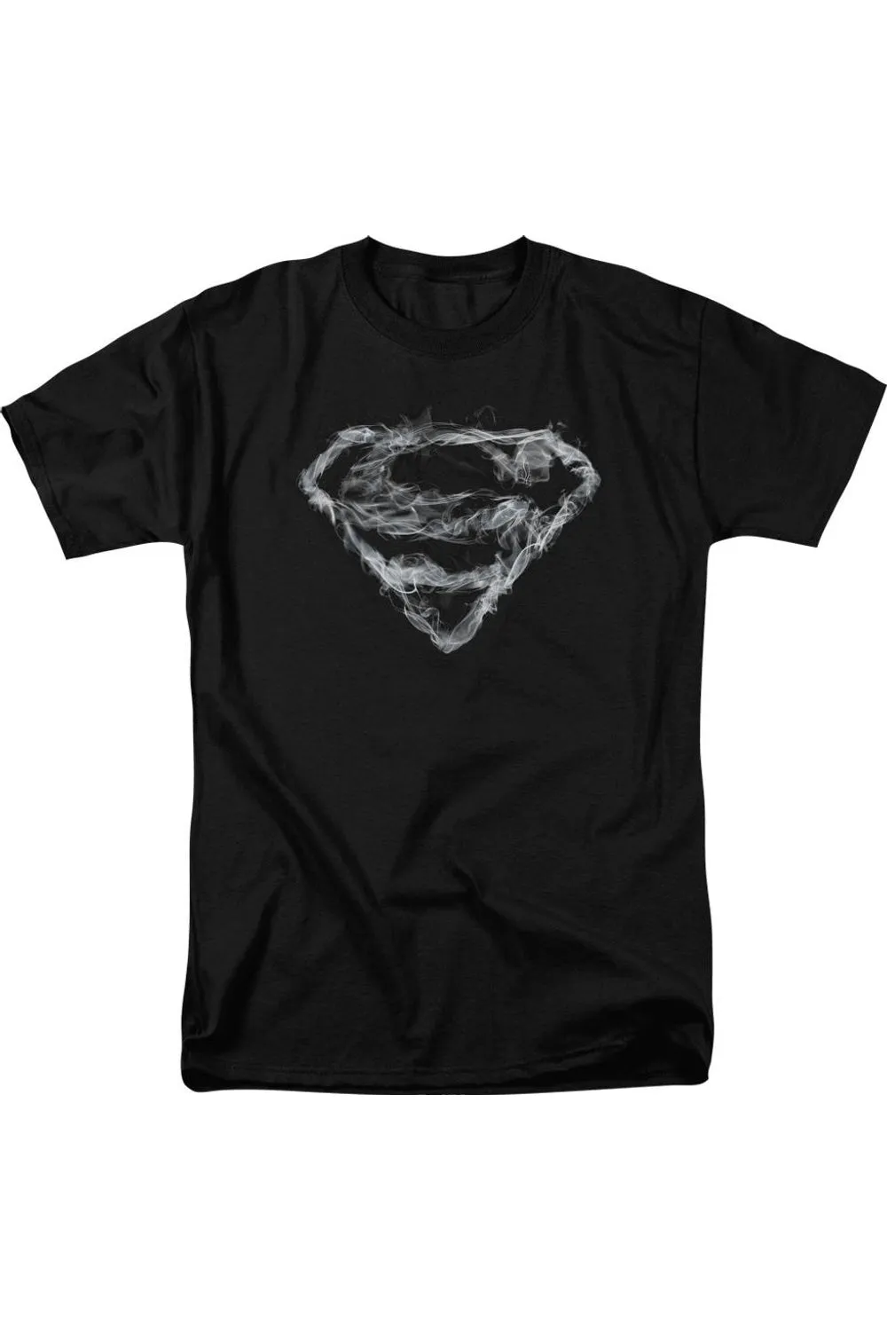 Superman Smoking Shield Short Sleeve Adult Tee / T-Shirt