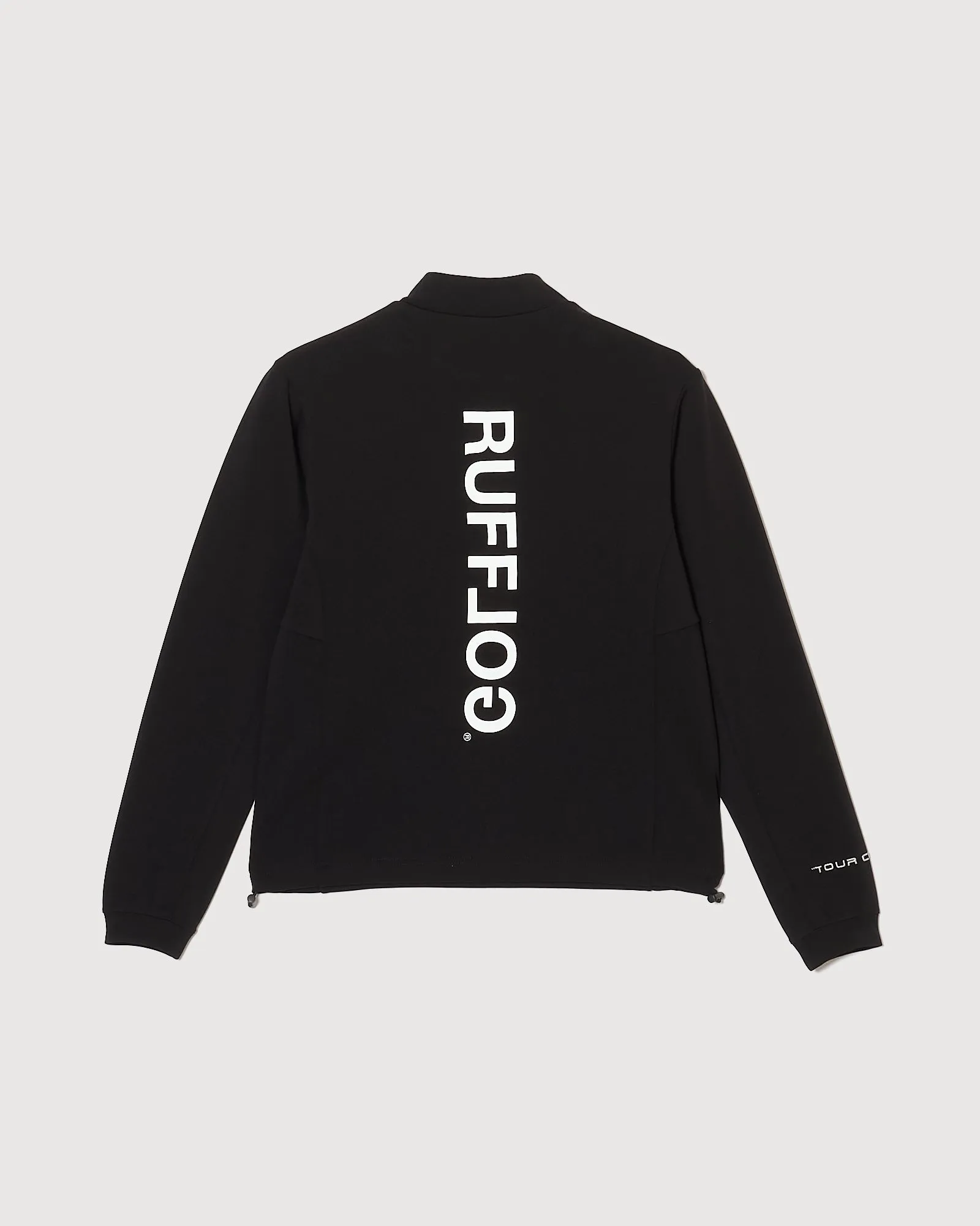 TC LOGO L/S MOCK NECK SHIRTS BLACK