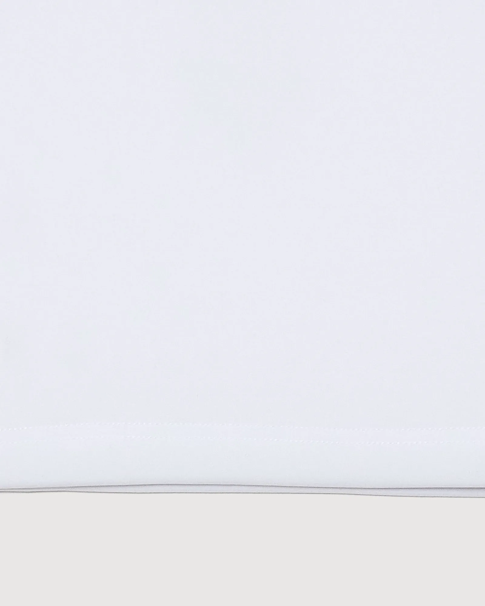 TC LOGO L/S MOCK NECK SHIRTS WHITE