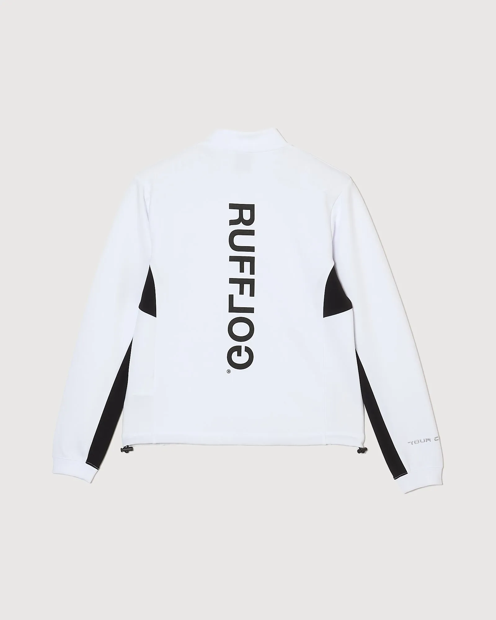 TC LOGO L/S MOCK NECK SHIRTS WHITE