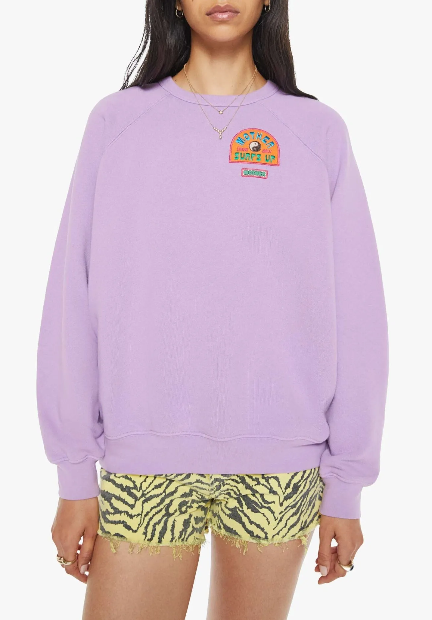 The Biggie Concert Sweatshirt in MOTHER Surf's