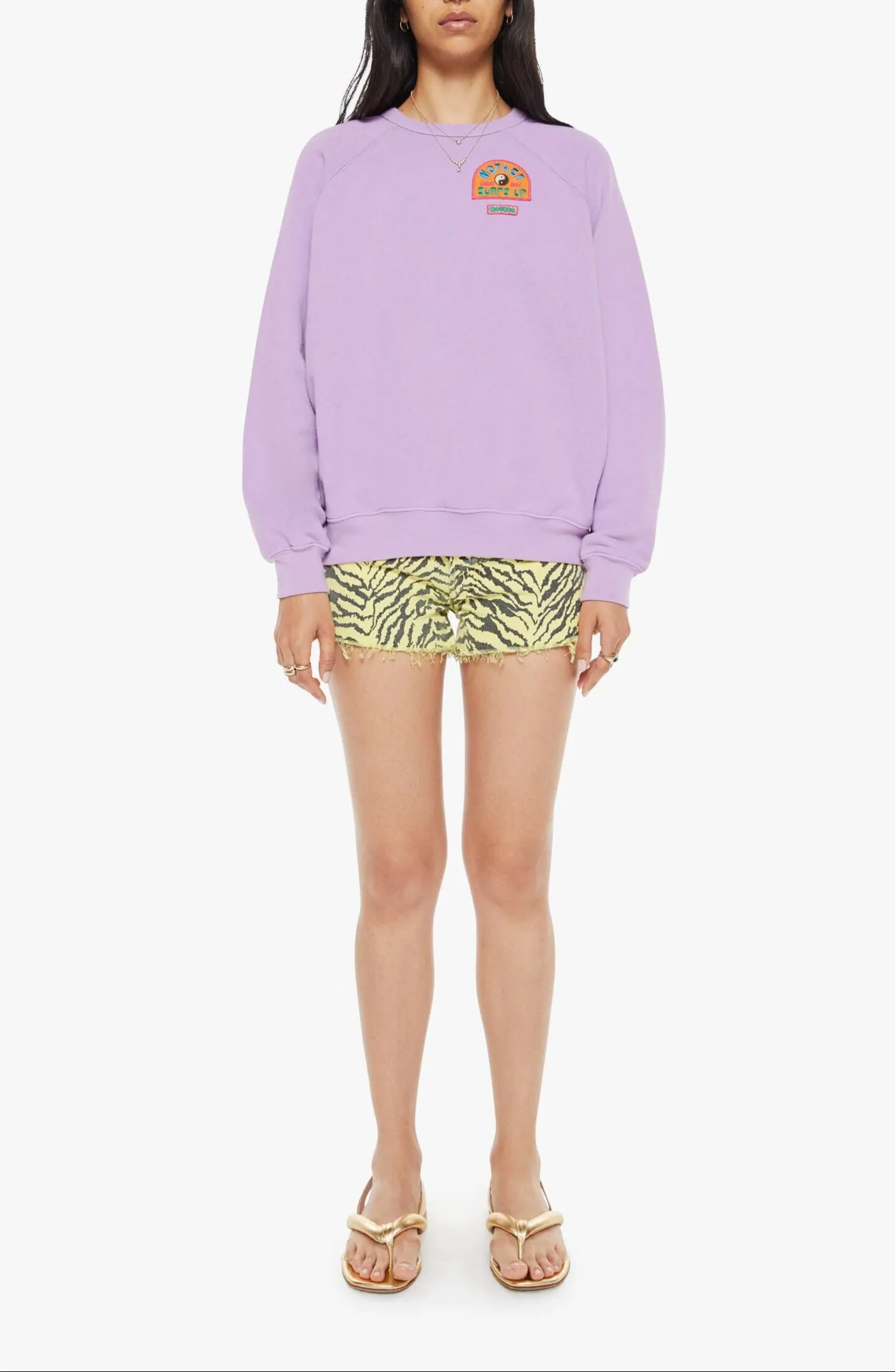 The Biggie Concert Sweatshirt in MOTHER Surf's