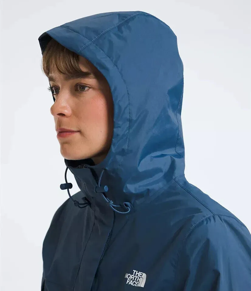 The North Face Antora NF0A7QEWHDC Jacket Women XS Shady Blue Hooded Parka APP774