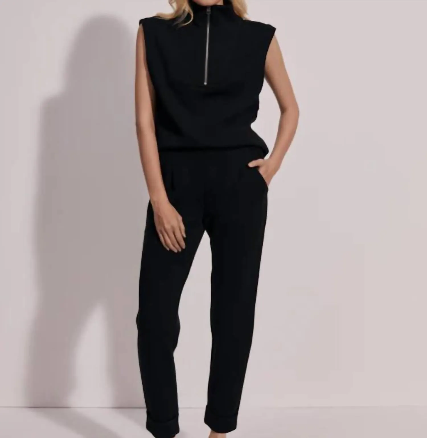 The Rolled Cuff Pant 28.5 In Black