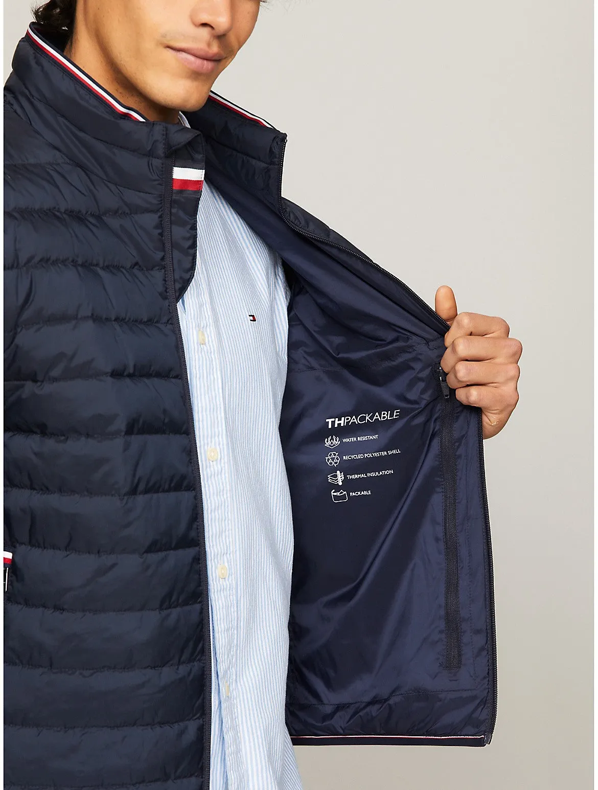 Tommy Hilfiger Men's Recycled Packable Jacket