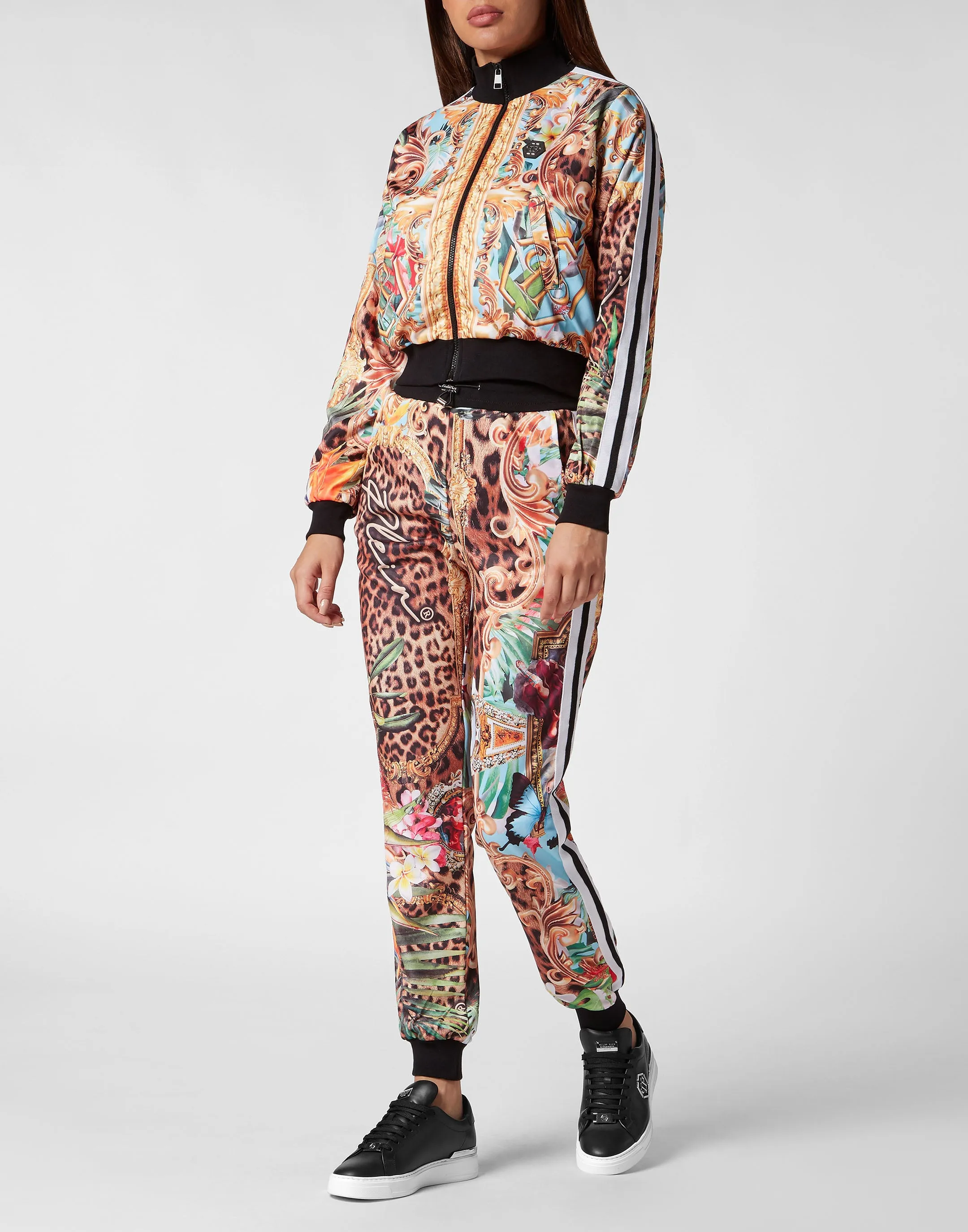 Tracksuit Top/Trousers Baroque Flowers
