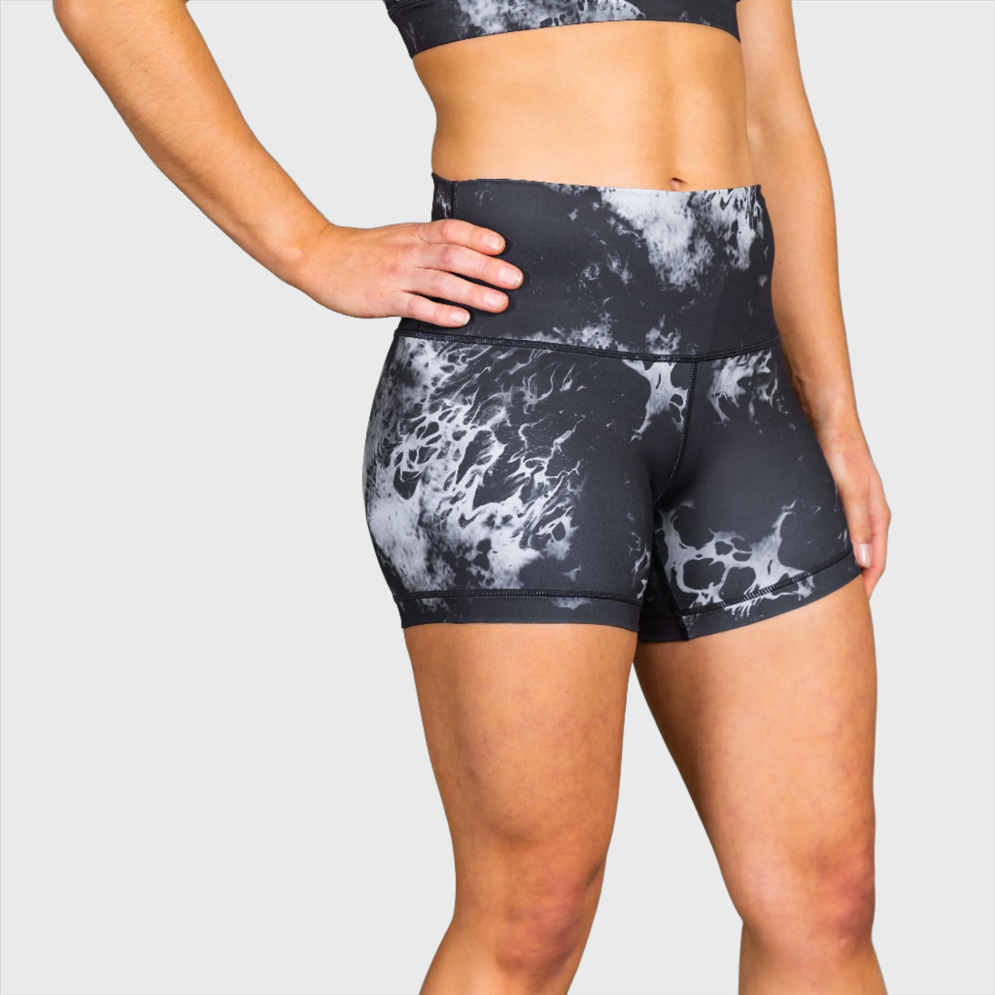 TWL - WOMEN'S HIGH WAISTED SHORTS - ZEPHYR