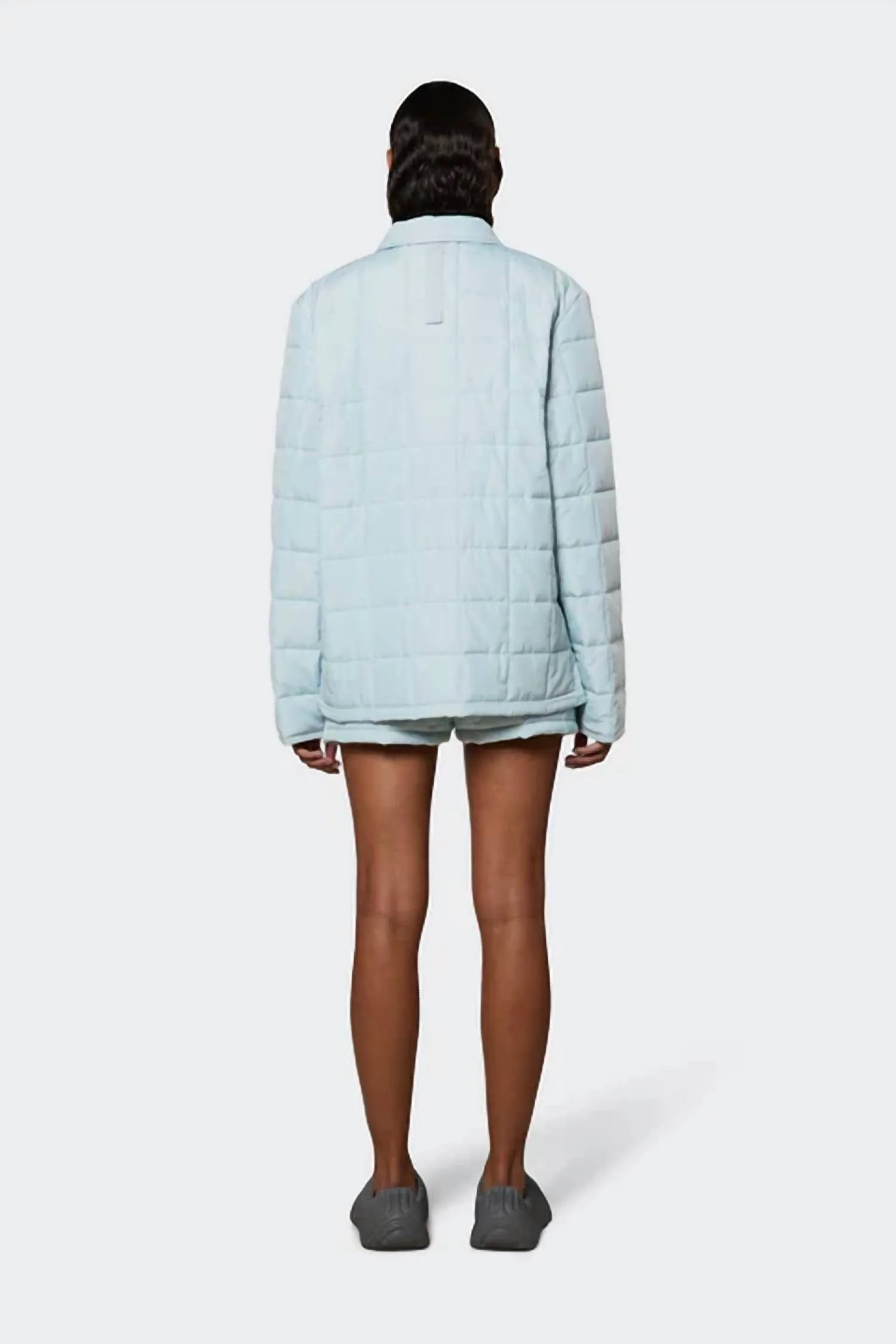 Unisex Liner Shirt Jacket In Sky