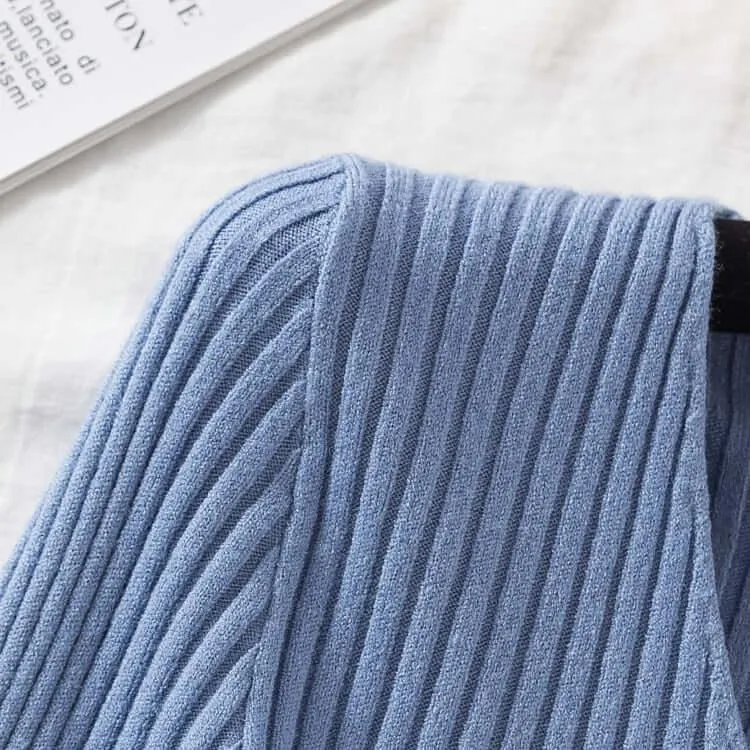 V-Neck Women's Pullover Sweater
