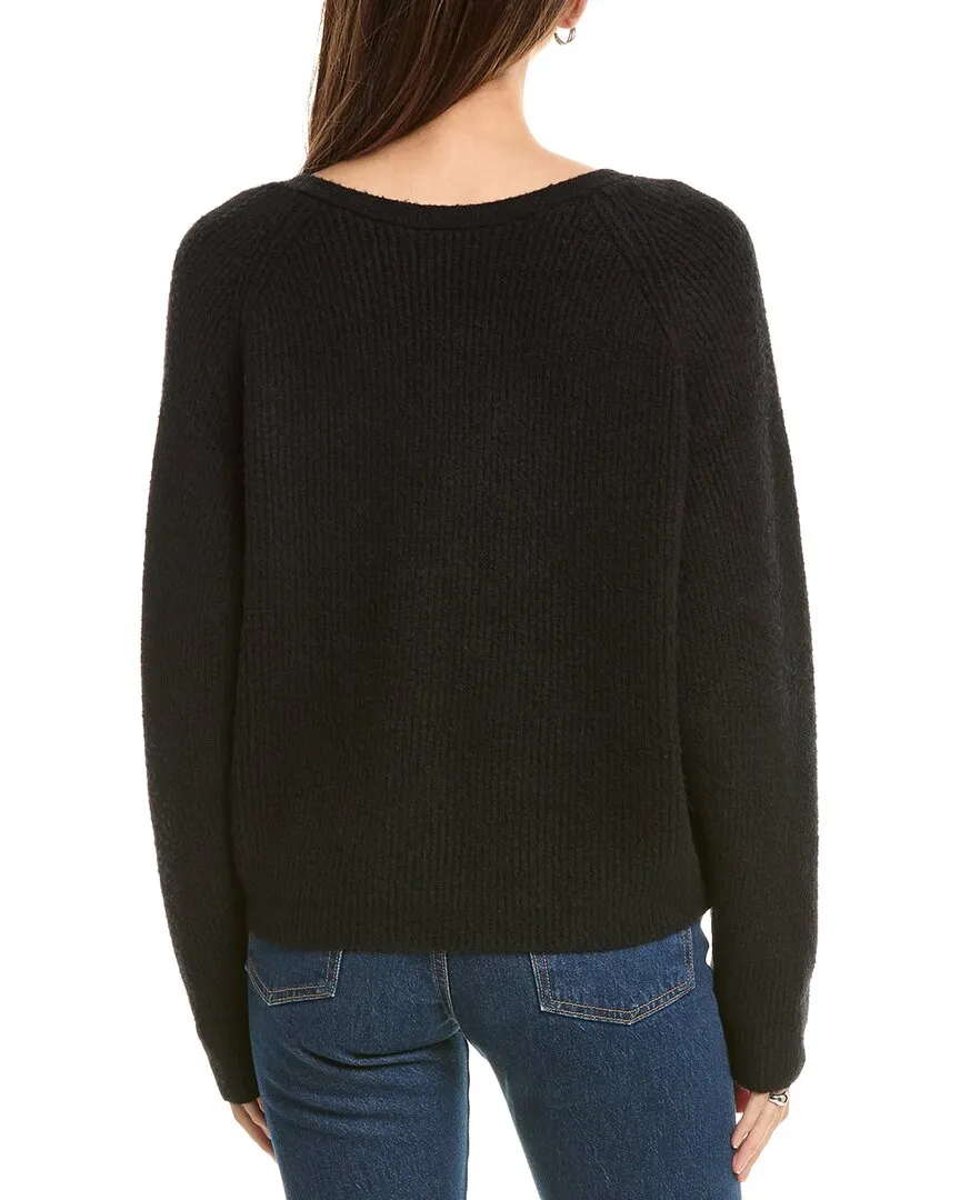 Velvet by Graham & Spencer Caitlyn Boucle Raglan Sweater
