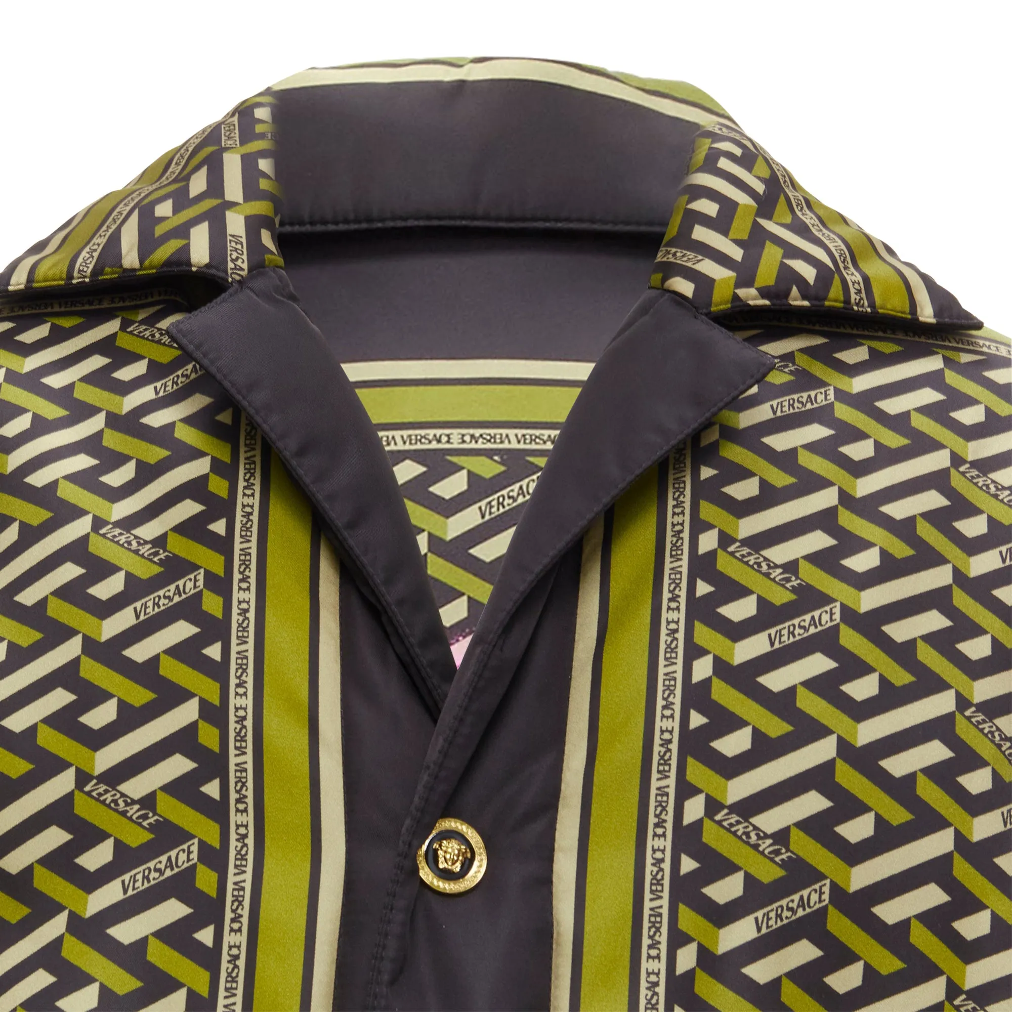 Versace La Greca Graffiti Medusa Smiley padded coat