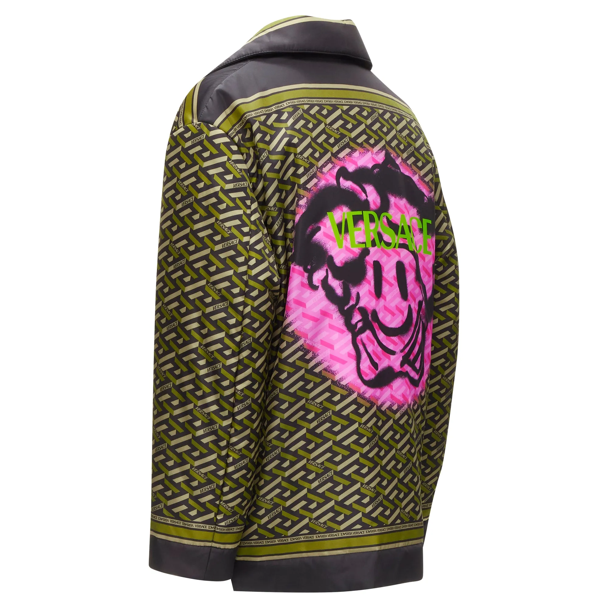 Versace La Greca Graffiti Medusa Smiley padded coat