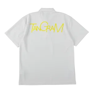 VERTICAL NEON LOGO POLO SHIRTS WHITE