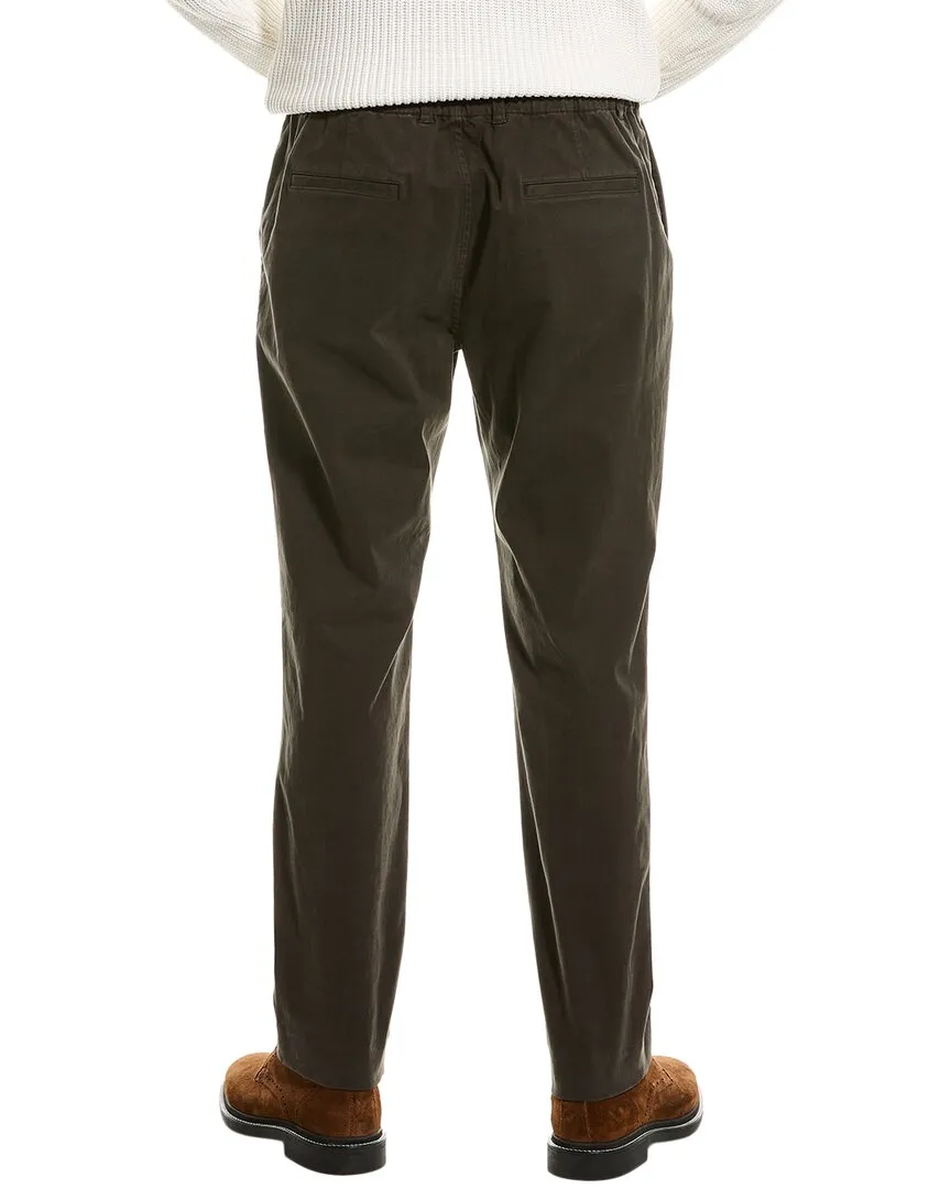 Vince Sueded Twill Garment-Dye Pant