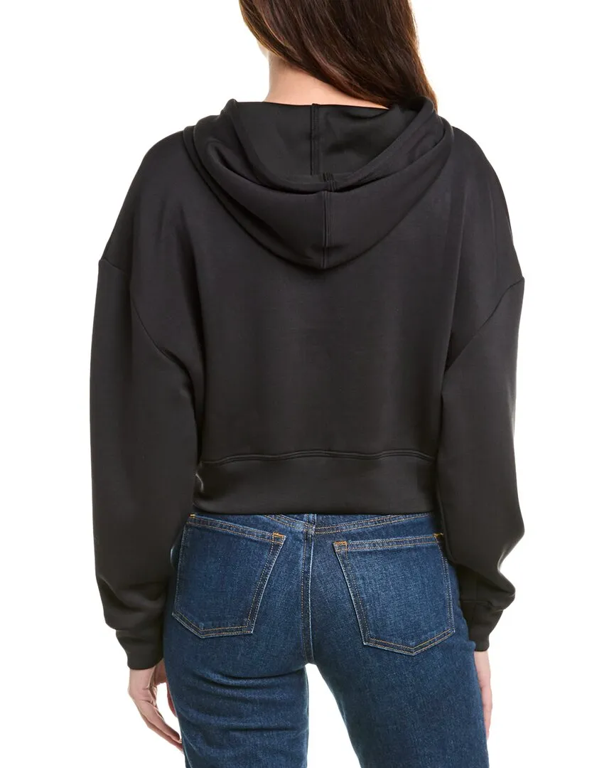 Vintage Havana Cloud Fleece Crop Zip-Up