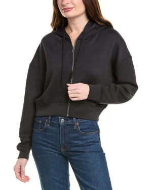 Vintage Havana Cloud Fleece Crop Zip-Up